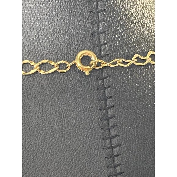 VTG ART Gold Tone Metal Cream Enamel Articulated Jointed Owl Pendant Necklace - Picture 5 of 16